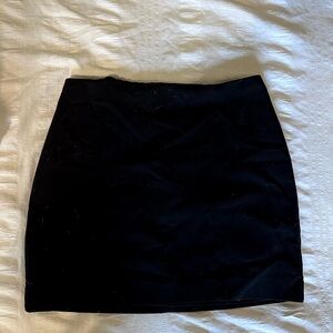 Express Black Mini Skirt